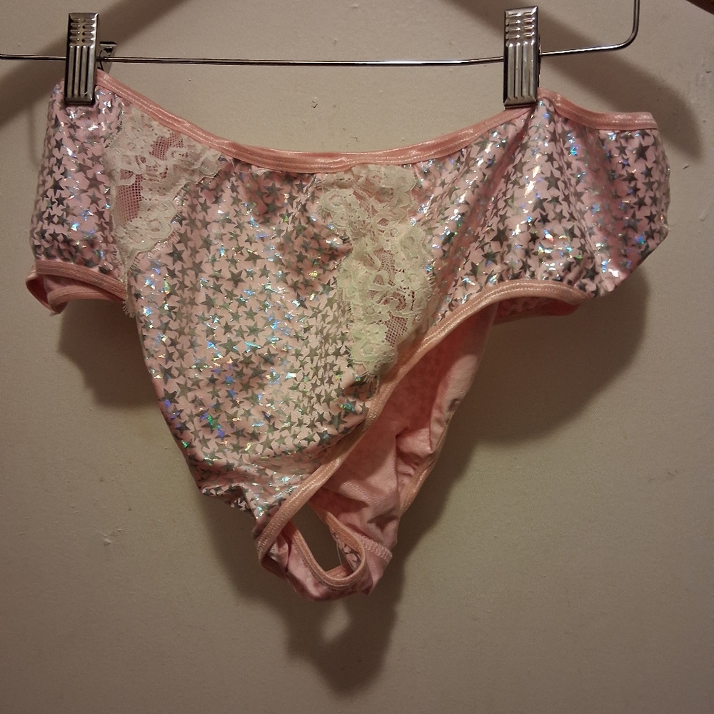 SHEIN Pink Sequin Intimates Set - Picture 7 of 8